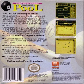 The Game Boy Database - championship_pool_12_box_back.jpg
