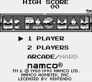 The Game Boy Database - ms_pacman_51_screenshot.jpg