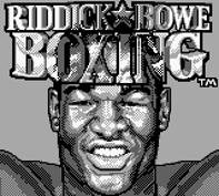 The Game Boy Database - Riddick Bowe Boxing