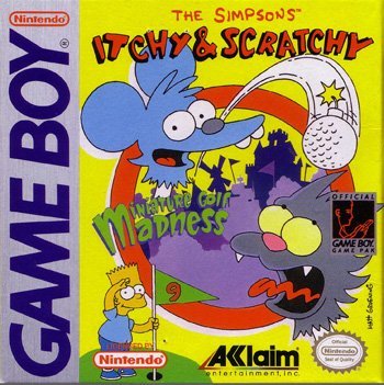 The Game Boy Database - Simpsons, The: Itchy & Scratchy Miniature Golf Madness