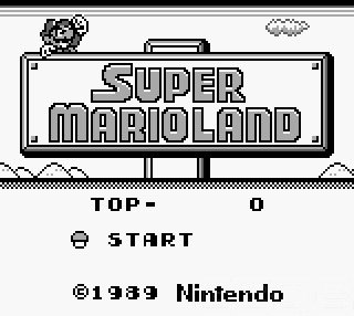 Super Mario Land Title